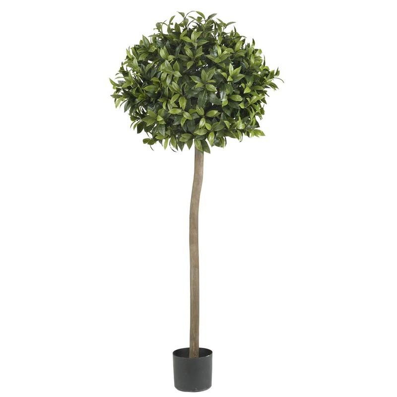 5' Sweet Bay Ball Topiary Silk Tree