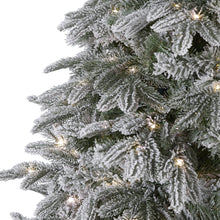 Load image into Gallery viewer, 7&#39; Flocked Colorado Mountain Fir Artificial Christmas Tree
