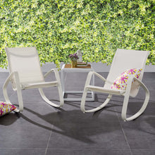 Load image into Gallery viewer, Traveler Outdoor Patio Mesh Sling Rocking Lounge Chair Set of 2 by Modway

