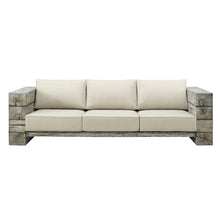 Load image into Gallery viewer, Manteo Rustic Coastal Outdoor Patio Sunbrella¨Sofa by Modway
