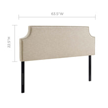 Load image into Gallery viewer, Laura Upholstered Fabric Queen Headboard by Modway
