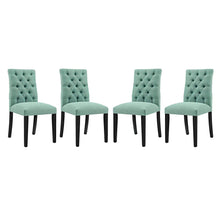 Load image into Gallery viewer, Duchess Fabric Dining Chair Set of 4 by Modway
