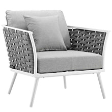 Load image into Gallery viewer, Stance 3 Piece Outdoor Patio Aluminum Sectional Sofa Set by Modway
