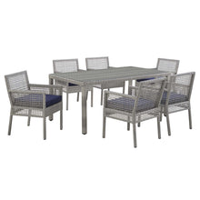 Load image into Gallery viewer, Aura 7 Piece Outdoor Patio Wicker Rattan Set by Modway
