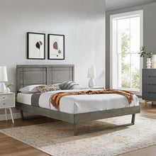Load image into Gallery viewer, Marlee Wood King Platform Bed With Angular Frame by Modway
