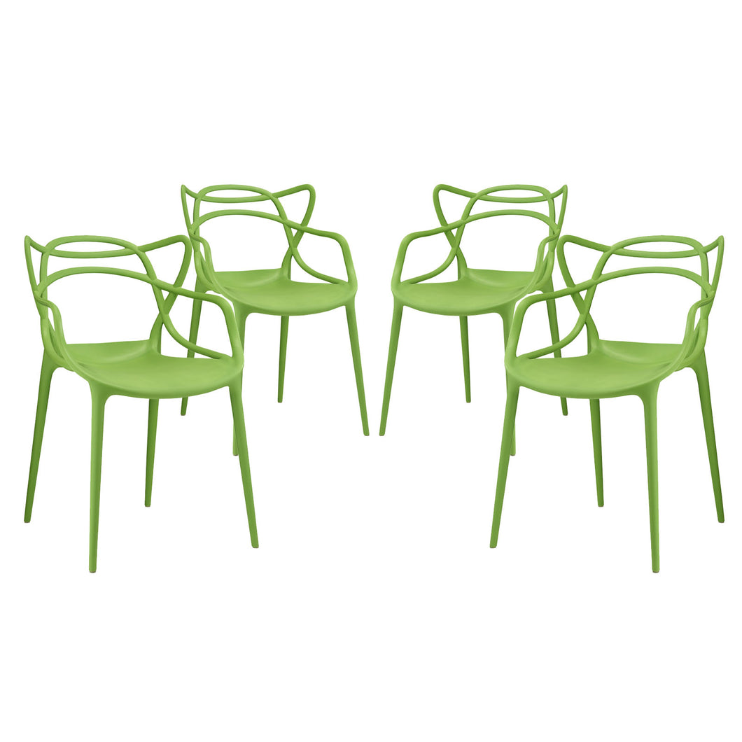 Entangled Dining Set Set of 4 by Modway