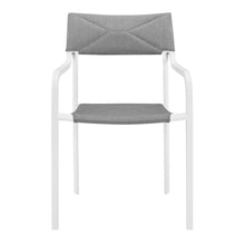 Load image into Gallery viewer, Raleigh Stackable Outdoor Patio Aluminum Dining Armchair by Modway
