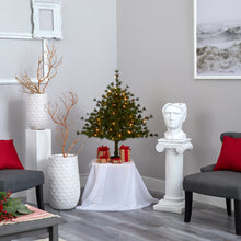 Load image into Gallery viewer, 3' Colorado Mountain Pine Artificial Christmas Tree w/ 50 Clear Lights
