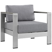 Load image into Gallery viewer, Shore 7 Piece Outdoor Patio Aluminum Sectional Sofa Set by Modway
