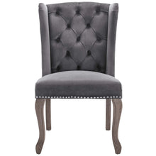 Load image into Gallery viewer, Apprise French Vintage Dining Performance Velvet Side Chair by Modway
