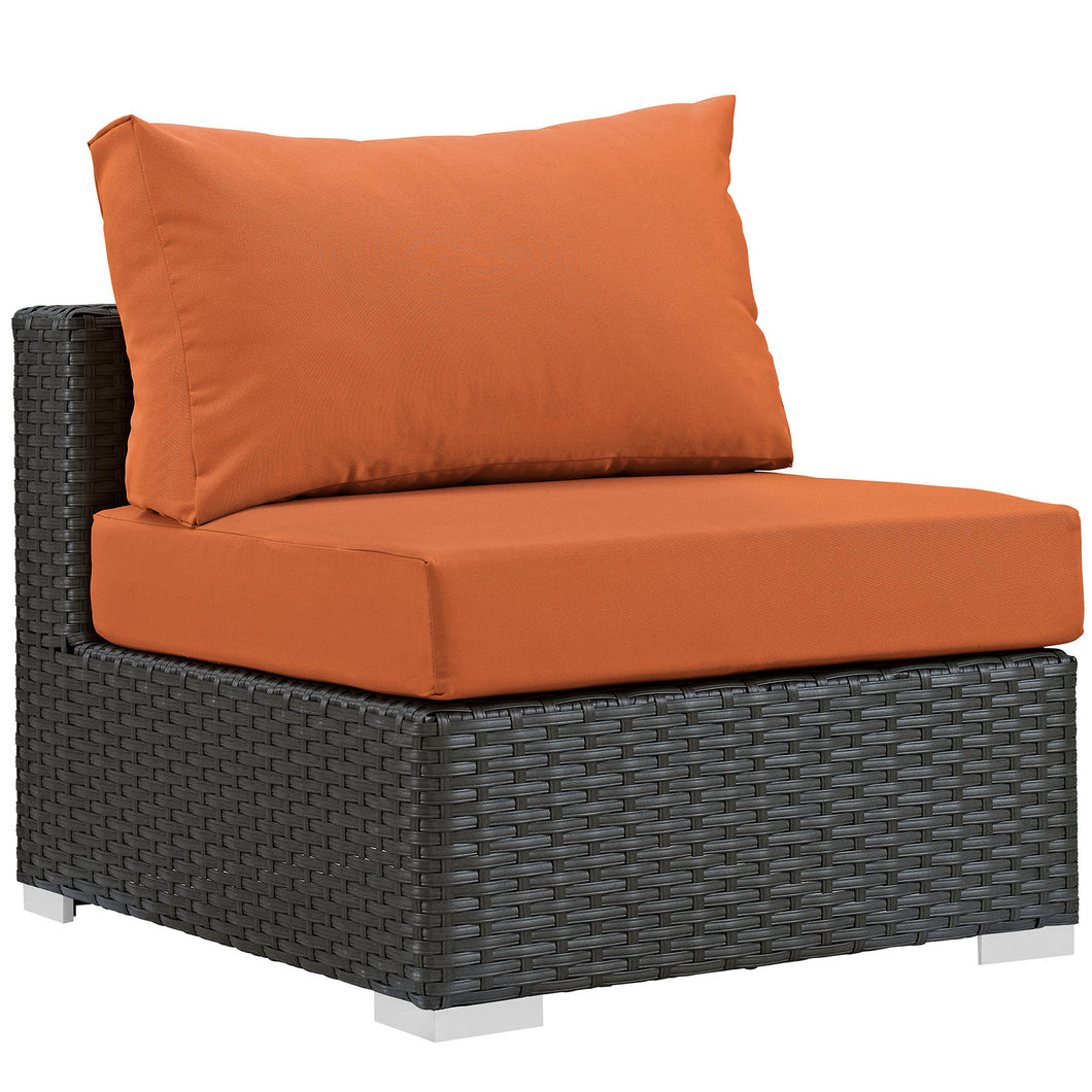 Sojourn Outdoor Patio Fabric Sunbrella¨ Armless by Modway