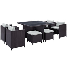 Load image into Gallery viewer, Inverse 9 Piece Outdoor Patio Dining Set by Modway
