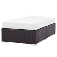 Load image into Gallery viewer, Convene Outdoor Patio Fabric Rectangle Ottoman by Modway

