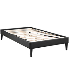 Load image into Gallery viewer, Tessie Vinyl Twin Bed Frame with Squared Tapered Legs by Modway
