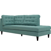 Load image into Gallery viewer, Empress Upholstered Fabric Right Facing Bumper by Modway
