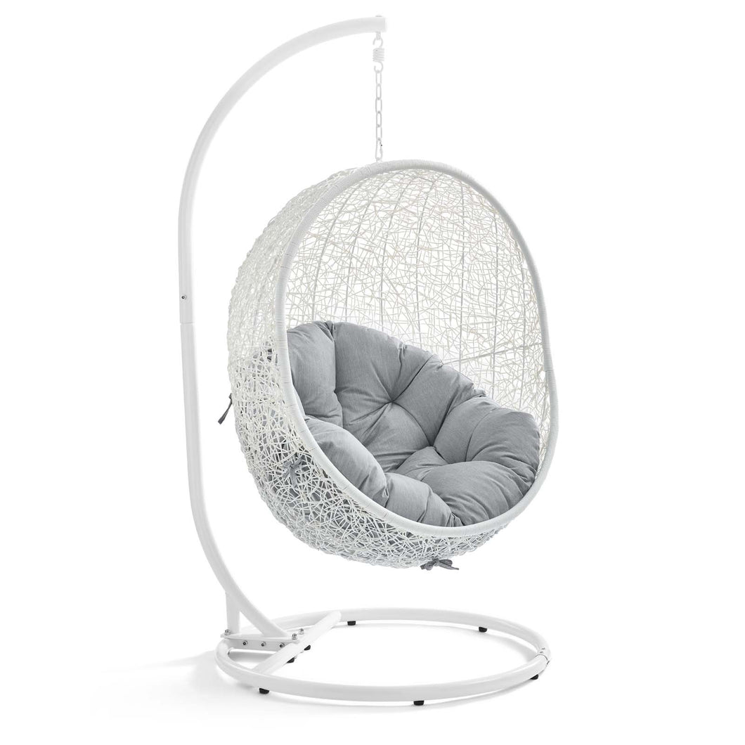 Hide Outdoor Patio Sunbrella¨ Swing Chair With Stand by Modway