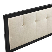 Load image into Gallery viewer, Draper Tufted Fabric and Wood Queen Headboard by Modway
