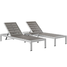 Load image into Gallery viewer, Shore 3 Piece Outdoor Patio Aluminum Set by Modway
