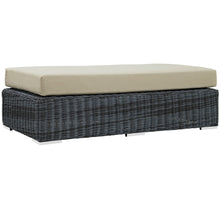 Load image into Gallery viewer, Summon Outdoor Patio Sunbrella¨ Rectangle Ottoman by Modway
