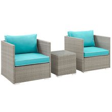 Load image into Gallery viewer, Repose 3 Piece Outdoor Patio Sectional Set by Modway
