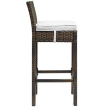 Load image into Gallery viewer, Conduit Outdoor Patio Wicker Rattan Bar Stool Set of 4 by Modway
