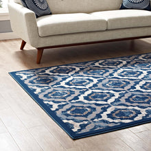 Load image into Gallery viewer, Kalinda Rustic Vintage Moroccan Trellis 5x8 Area Rug by Modway
