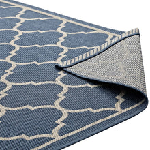 Load image into Gallery viewer, Avena Moroccan Quatrefoil Trellis Indoor and Outdoor 5x8 Area Rug by Modway
