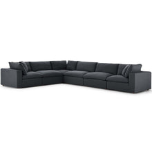 Load image into Gallery viewer, Commix 6 Piece Down Filled Overstuffed Sectional Sofa Set by Modway
