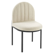 Load image into Gallery viewer, Isla Channel Tufted Upholstered Fabric Dining Side Chair by Modway
