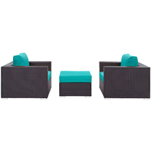 Load image into Gallery viewer, Convene 3 Piece Outdoor Patio Sofa Set by Modway
