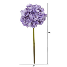 Load image into Gallery viewer, 19&quot; Hydrangea Artificial Flower (Set of 6)
