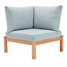 Load image into Gallery viewer, Freeport Karri Wood Sectional Sofa Outdoor Patio Corner Chair by Modway
