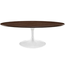 Load image into Gallery viewer, Lippa 48&quot; Oval Wood Grain Coffee Table
