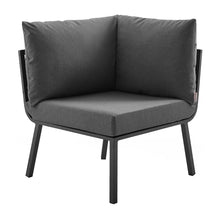 Load image into Gallery viewer, Riverside 5 Piece Outdoor Patio Aluminum Sectional by Modway
