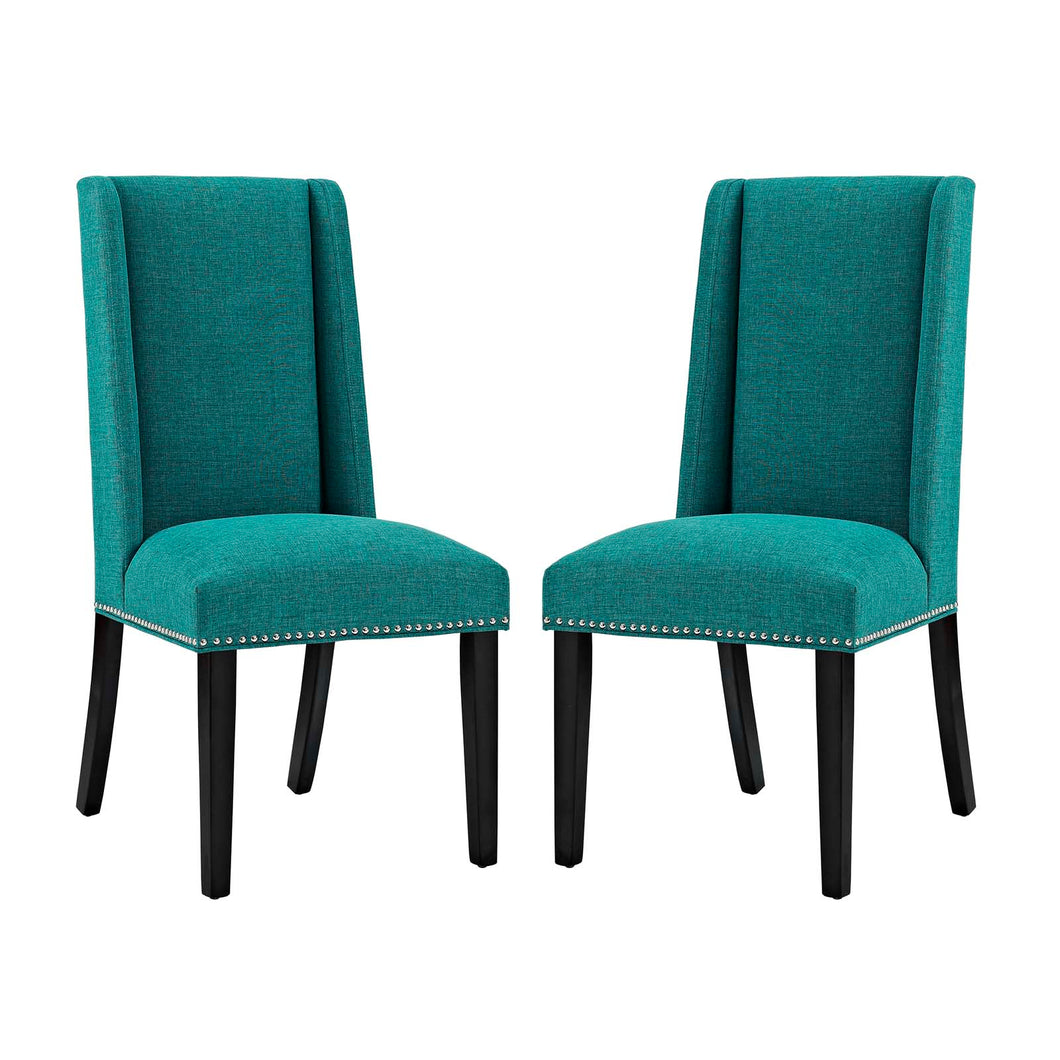 Baron Fabric Dining Chair Set of 2 by Modway