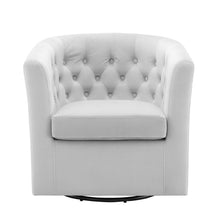 Load image into Gallery viewer, Prospect Tufted Performance Velvet Swivel Armchair
