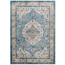 Load image into Gallery viewer, Success Anisah Distressed Floral Vintage Medallion 4x6 Area Rug by Modway
