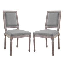 Load image into Gallery viewer, Court Upholstered Fabric Dining Side Chair Set of 2 by Modway
