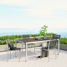 Load image into Gallery viewer, Shore 5 Piece Outdoor Patio Aluminum Dining Set by Modway
