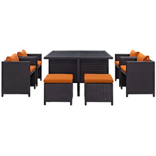 Load image into Gallery viewer, Inverse 9 Piece Outdoor Patio Dining Set by Modway
