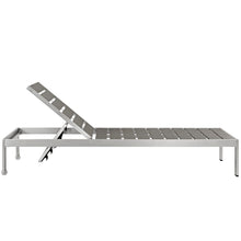 Load image into Gallery viewer, Shore Outdoor Patio Aluminum Chaise Set of 6 by Modway

