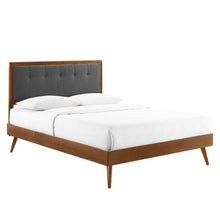 Load image into Gallery viewer, Willow Wood Full Platform Bed With Splayed Legs by Modway
