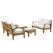 Load image into Gallery viewer, Marina 5 Piece Outdoor Patio Teak Set by Modway
