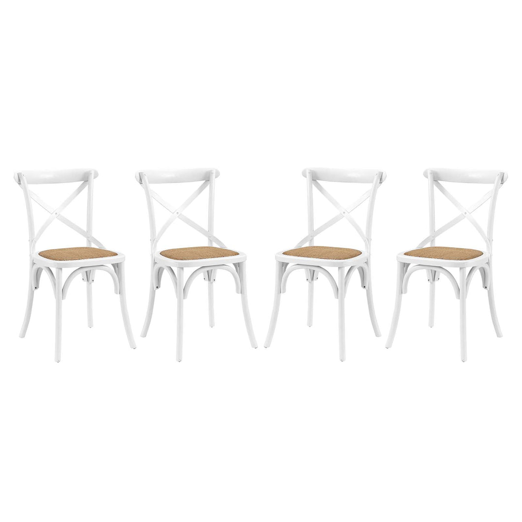 Gear Dining Side Chair Set of 4 by Modway