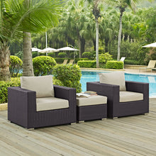 Load image into Gallery viewer, Convene 3 Piece Outdoor Patio Sofa Set by Modway
