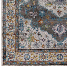 Load image into Gallery viewer, Success Anisah Distressed Floral Vintage Medallion 4x6 Area Rug by Modway
