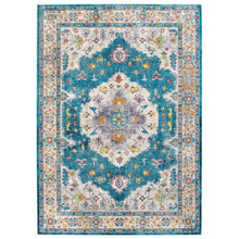 Load image into Gallery viewer, Success Anisah Distressed Floral Vintage Medallion 8x10 Area Rug by Modway
