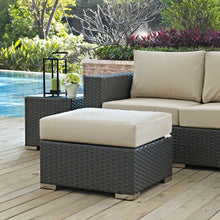 Load image into Gallery viewer, Sojourn Outdoor Patio Sunbrella¨ Ottoman by Modway
