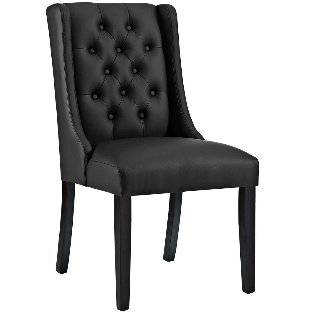 Baronet Button Tufted Vegan Leather Dining Chair by Modway