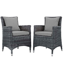 Load image into Gallery viewer, Summon 2 Piece Outdoor Patio Sunbrella¨ Dining Set by Modway
